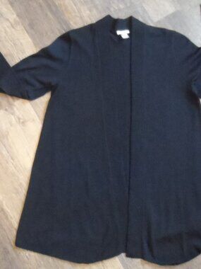 J. Jill Navy Blue Cardigan Sweater Sx Small Petite